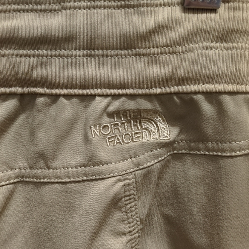 NWOT, The North Face Aphrodite Cropped Joggers, Tan, XS, Outdoor, Hiking - Picture 4 of 6